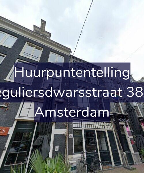 Foto gevel Huurpuntentelling voor Reguliersdwarsstraat 38-B, Amsterdam