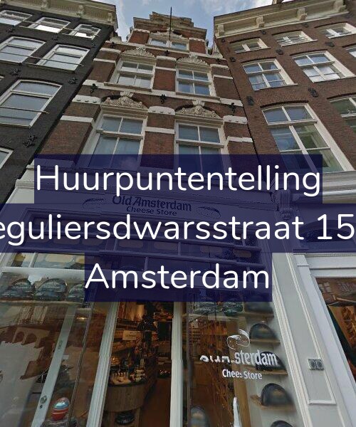 Foto gevel Huurpuntentelling voor Reguliersdwarsstraat 15-K, Amsterdam