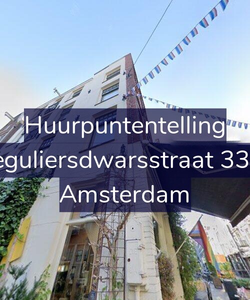 Foto gevel Huurpuntentelling voor Reguliersdwarsstraat 33-2, Amsterdam