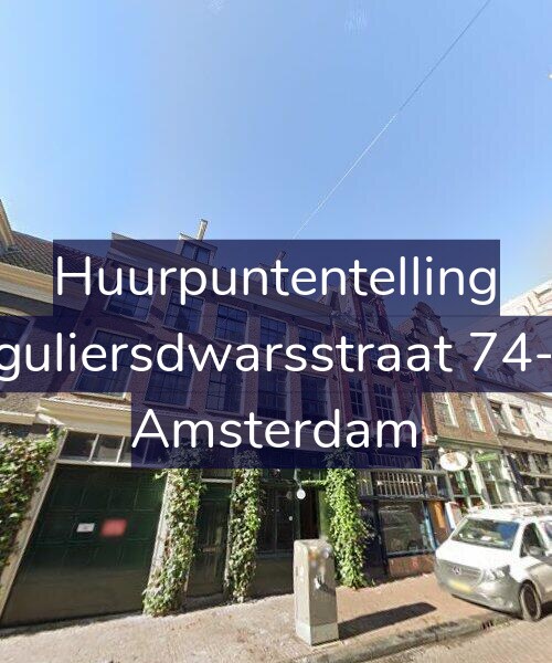 Foto gevel Huurpuntentelling voor Reguliersdwarsstraat 74-2V, Amsterdam