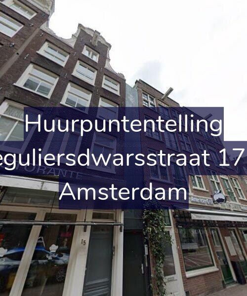 Foto gevel Huurpuntentelling voor Reguliersdwarsstraat 17-B, Amsterdam