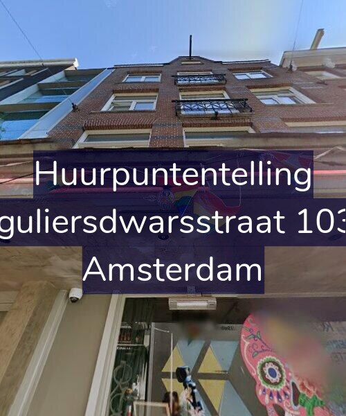 Foto gevel Huurpuntentelling voor Reguliersdwarsstraat 103-2, Amsterdam