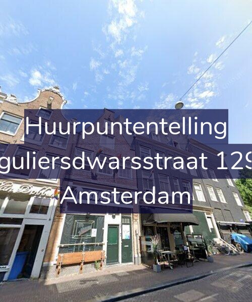 Foto gevel Huurpuntentelling voor Reguliersdwarsstraat 129-1, Amsterdam
