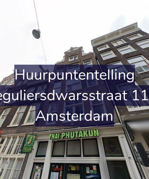 Foto gevel Huurpuntentelling voor Reguliersdwarsstraat 11-2, Amsterdam