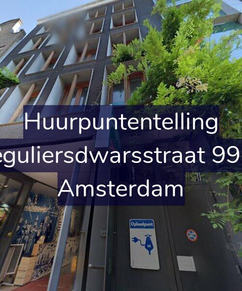 Foto gevel Huurpuntentelling voor Reguliersdwarsstraat 99-A, Amsterdam