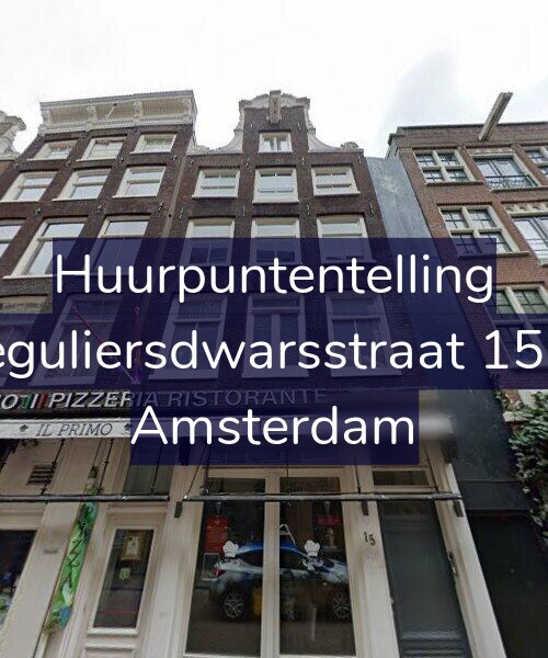 Foto gevel Huurpuntentelling voor Reguliersdwarsstraat 15-D, Amsterdam