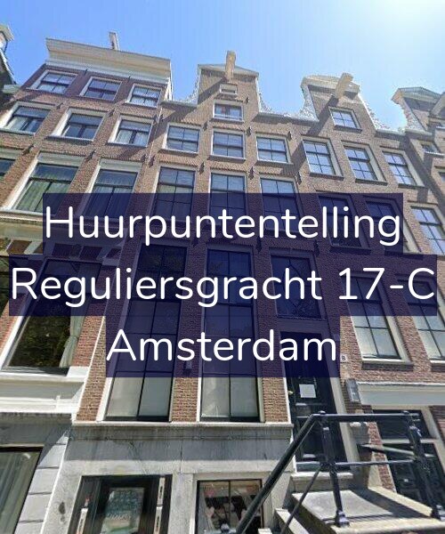 Foto gevel Huurpuntentelling voor Reguliersgracht 17-C, Amsterdam