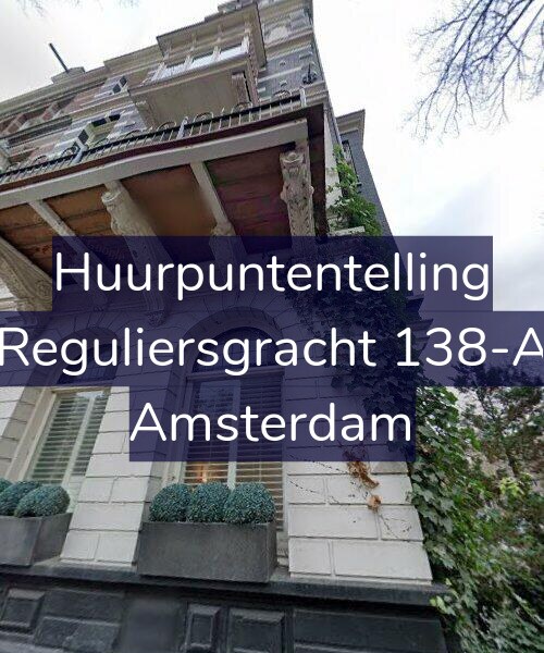 Foto gevel Huurpuntentelling voor Reguliersgracht 138-A, Amsterdam