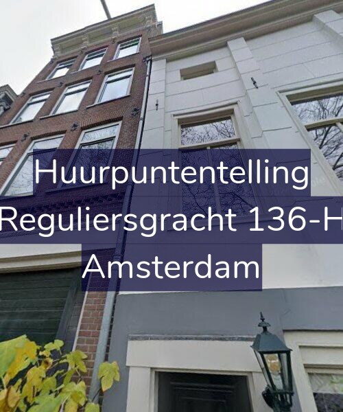 Foto gevel Huurpuntentelling voor Reguliersgracht 136-H, Amsterdam