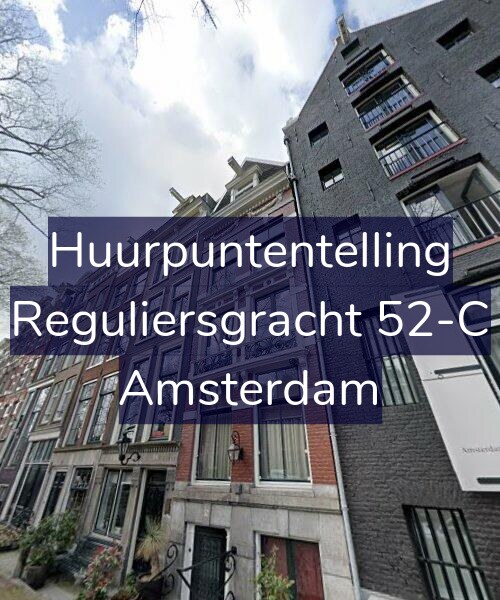 Foto gevel Huurpuntentelling voor Reguliersgracht 52-C, Amsterdam