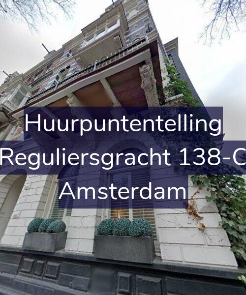 Foto gevel Huurpuntentelling voor Reguliersgracht 138-C, Amsterdam