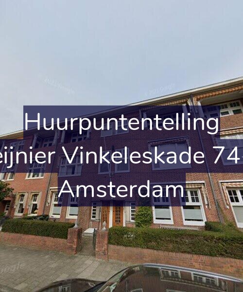 Foto gevel Huurpuntentelling voor Reijnier Vinkeleskade 74-H, Amsterdam