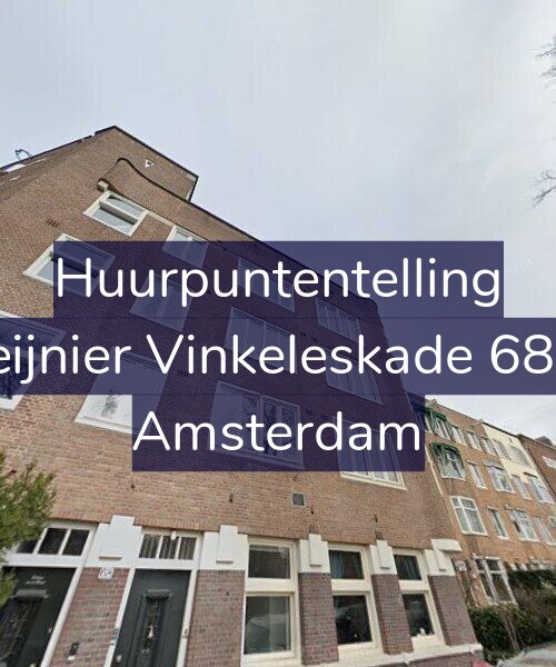 Foto gevel Huurpuntentelling voor Reijnier Vinkeleskade 68-2, Amsterdam