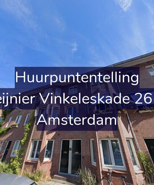 Foto gevel Huurpuntentelling voor Reijnier Vinkeleskade 26-H, Amsterdam