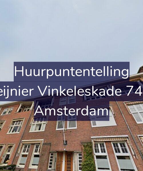 Foto gevel Huurpuntentelling voor Reijnier Vinkeleskade 74-2, Amsterdam