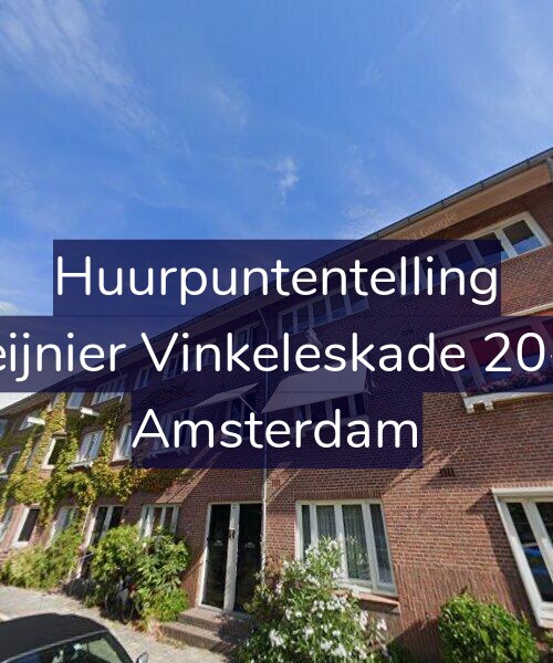 Foto gevel Huurpuntentelling voor Reijnier Vinkeleskade 20-H, Amsterdam