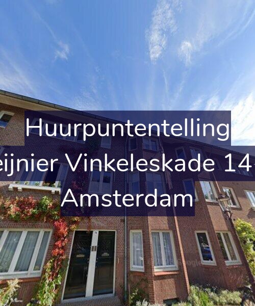Foto gevel Huurpuntentelling voor Reijnier Vinkeleskade 14-H, Amsterdam