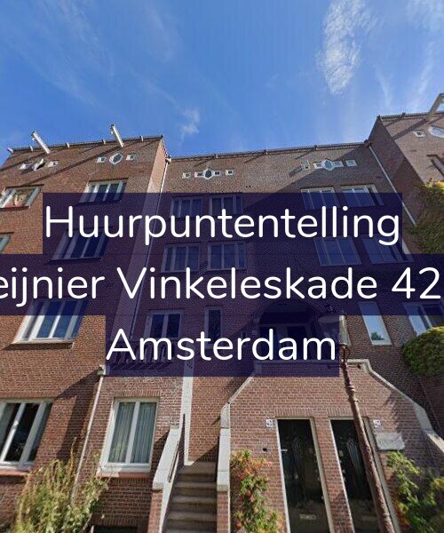 Foto gevel Huurpuntentelling voor Reijnier Vinkeleskade 42-2, Amsterdam