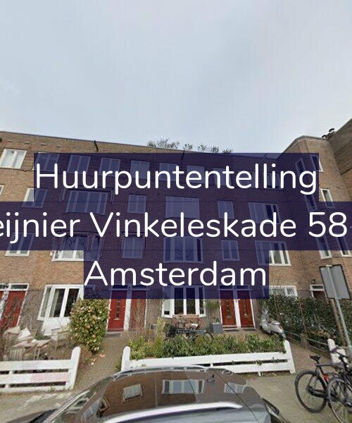 Foto gevel Huurpuntentelling voor Reijnier Vinkeleskade 58-H, Amsterdam