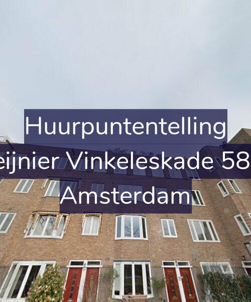 Foto gevel Huurpuntentelling voor Reijnier Vinkeleskade 58-2, Amsterdam