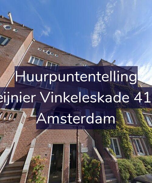 Foto gevel Huurpuntentelling voor Reijnier Vinkeleskade 41-1, Amsterdam