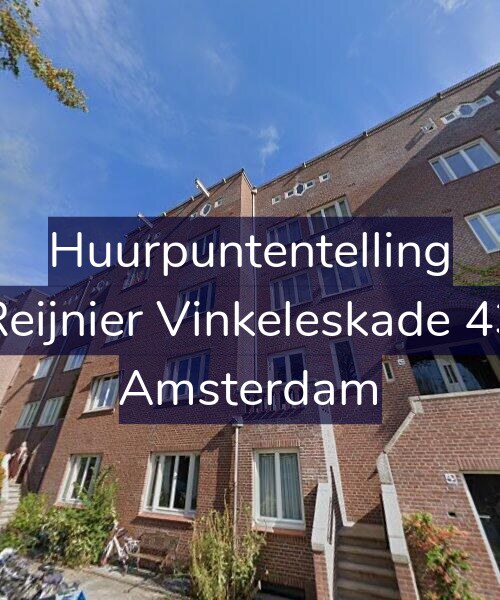 Foto gevel Huurpuntentelling voor Reijnier Vinkeleskade 43, Amsterdam
