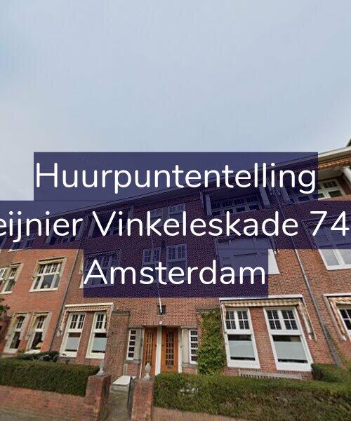 Foto gevel Huurpuntentelling voor Reijnier Vinkeleskade 74-1, Amsterdam