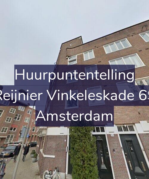 Foto gevel Huurpuntentelling voor Reijnier Vinkeleskade 69, Amsterdam
