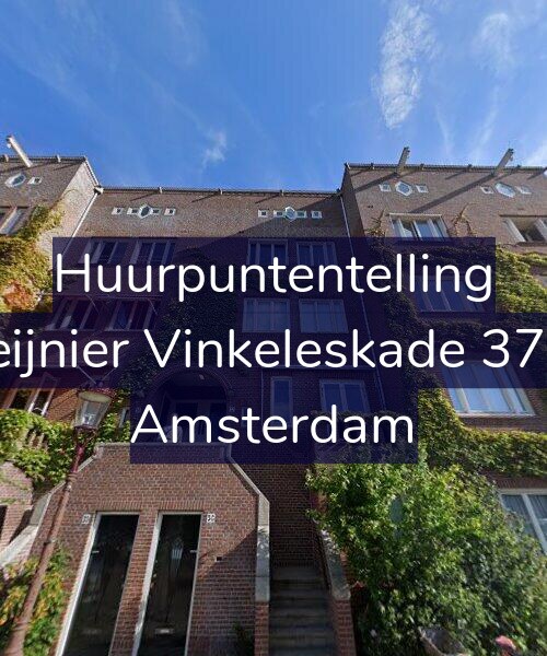 Foto gevel Huurpuntentelling voor Reijnier Vinkeleskade 37-1, Amsterdam