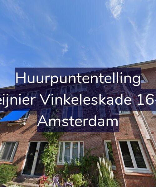 Foto gevel Huurpuntentelling voor Reijnier Vinkeleskade 16-H, Amsterdam