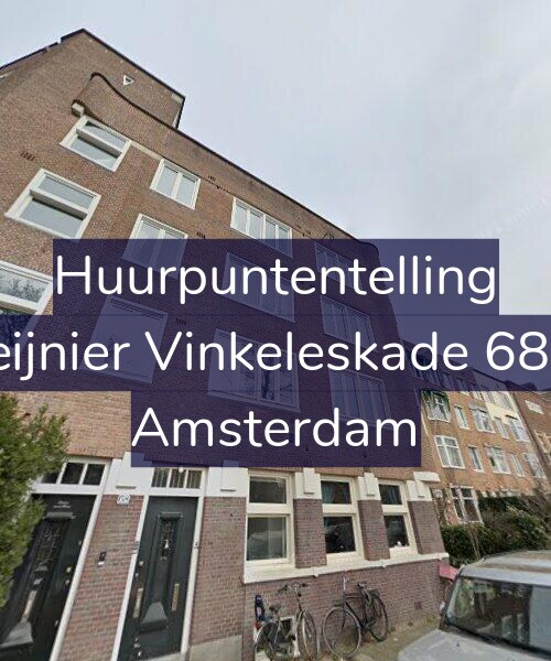 Foto gevel Huurpuntentelling voor Reijnier Vinkeleskade 68-1, Amsterdam