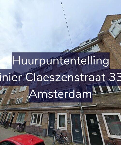 Foto gevel Huurpuntentelling voor Reinier Claeszenstraat 33-C, Amsterdam