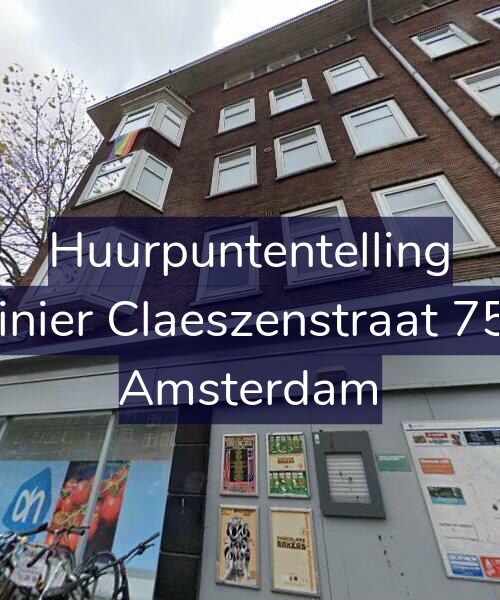 Foto gevel Huurpuntentelling voor Reinier Claeszenstraat 75-1, Amsterdam