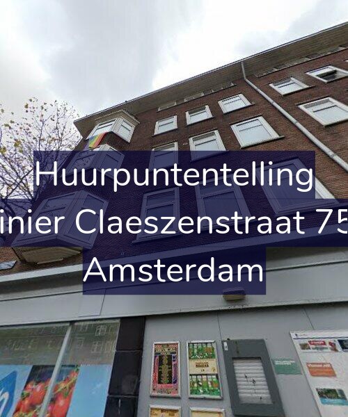Foto gevel Huurpuntentelling voor Reinier Claeszenstraat 75-2, Amsterdam