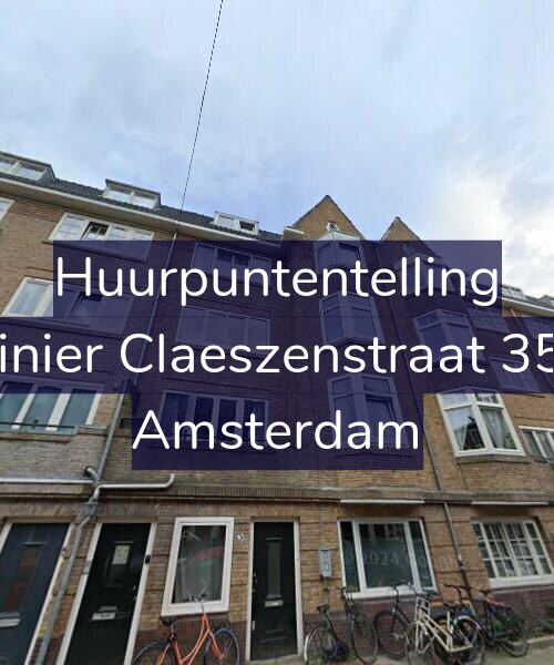 Foto gevel Huurpuntentelling voor Reinier Claeszenstraat 35-1, Amsterdam