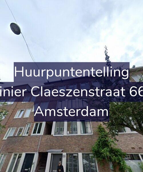 Foto gevel Huurpuntentelling voor Reinier Claeszenstraat 66-3, Amsterdam