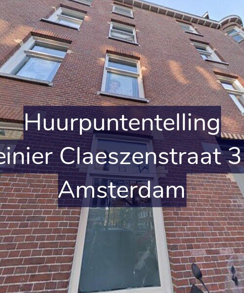 Foto gevel Huurpuntentelling voor Reinier Claeszenstraat 3-2, Amsterdam