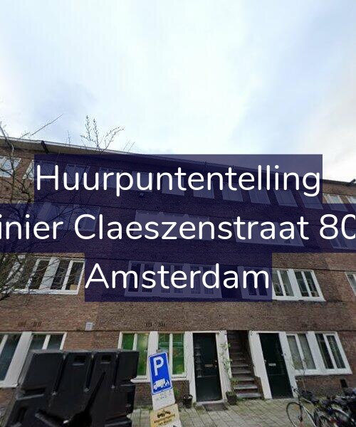 Foto gevel Huurpuntentelling voor Reinier Claeszenstraat 80-H, Amsterdam