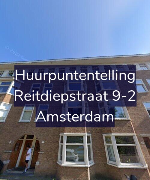Foto gevel Huurpuntentelling voor Reitdiepstraat 9-2, Amsterdam