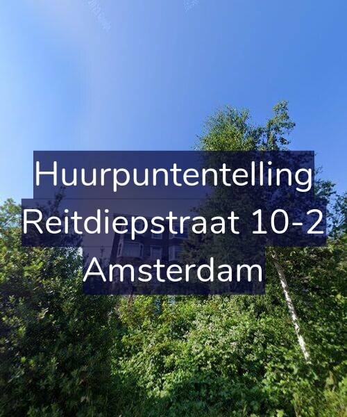 Foto gevel Huurpuntentelling voor Reitdiepstraat 10-2, Amsterdam