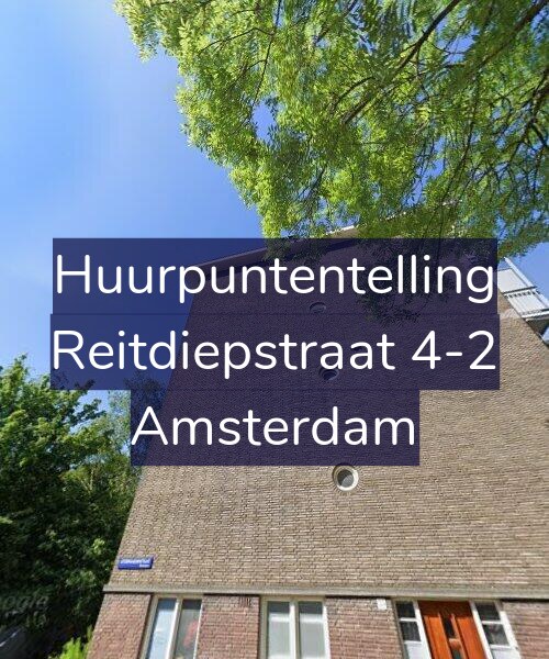Foto gevel Huurpuntentelling voor Reitdiepstraat 4-2, Amsterdam