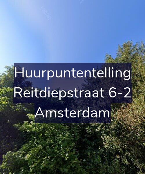 Foto gevel Huurpuntentelling voor Reitdiepstraat 6-2, Amsterdam