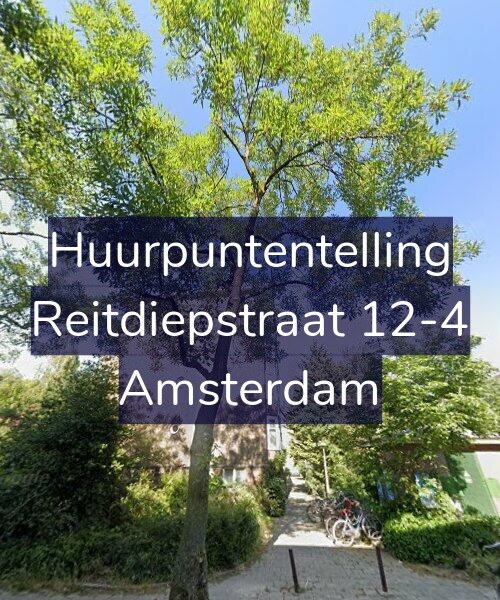 Foto gevel Huurpuntentelling voor Reitdiepstraat 12-4, Amsterdam