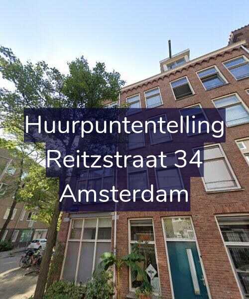 Foto gevel Huurpuntentelling voor Reitzstraat 34, Amsterdam