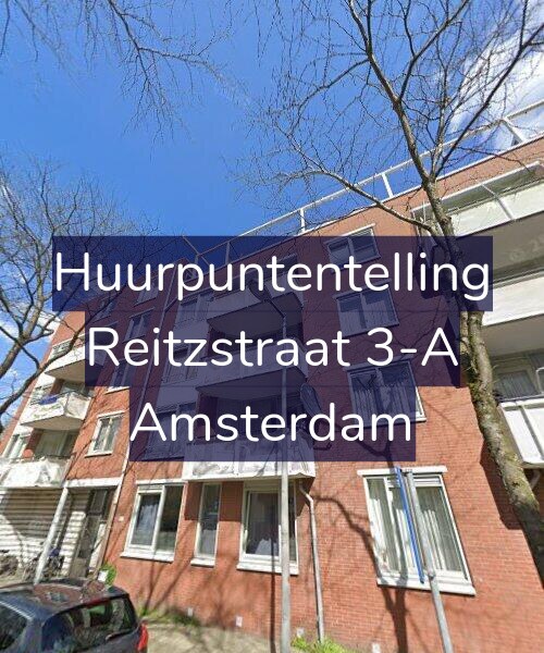 Foto gevel Huurpuntentelling voor Reitzstraat 3-A, Amsterdam