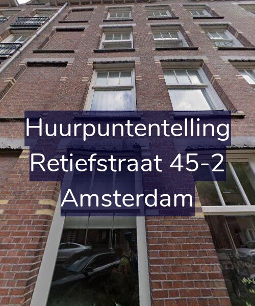 Foto gevel Huurpuntentelling voor Retiefstraat 45-2, Amsterdam