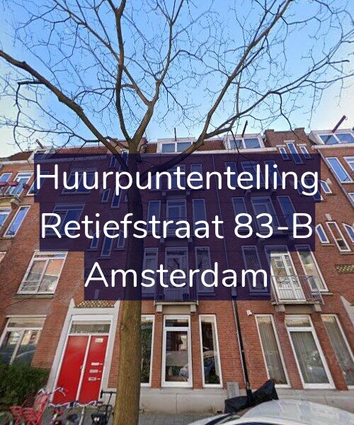 Foto gevel Huurpuntentelling voor Retiefstraat 83-B, Amsterdam