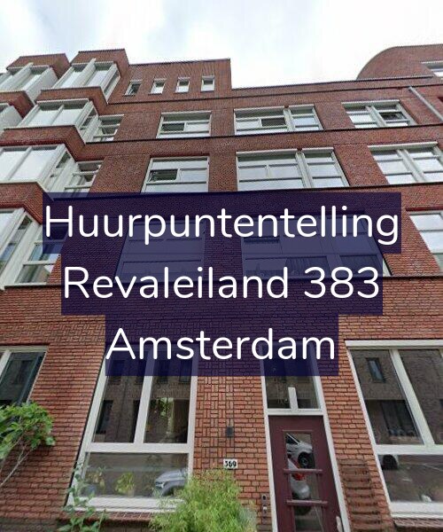 Foto gevel Huurpuntentelling voor Revaleiland 383, Amsterdam
