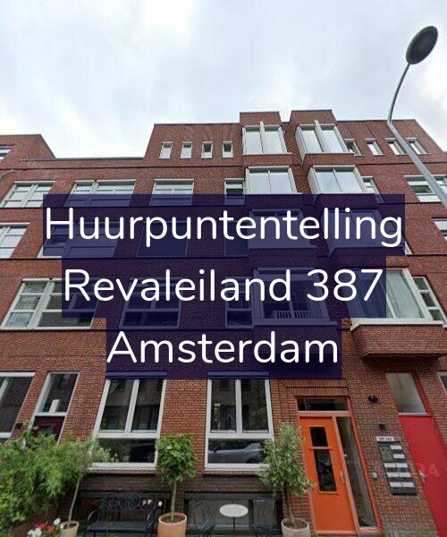 Foto gevel Huurpuntentelling voor Revaleiland 387, Amsterdam