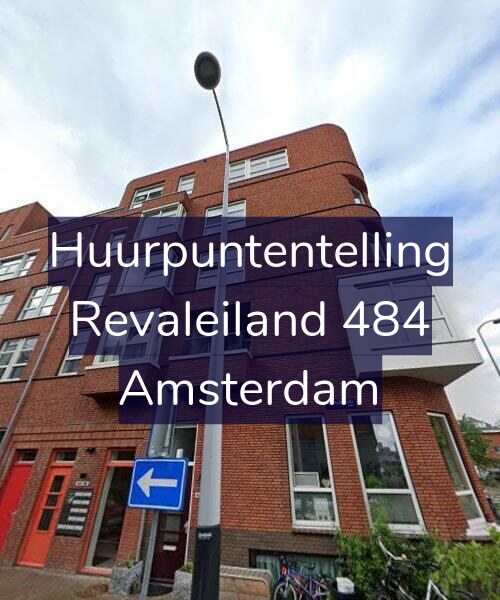 Foto gevel Huurpuntentelling voor Revaleiland 484, Amsterdam